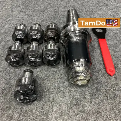 BT40 GT12 110L Tapping Collet Set Tool Holder with 7pcs Collets at Light Industrial Equipment & Tools in new_open_box condition
