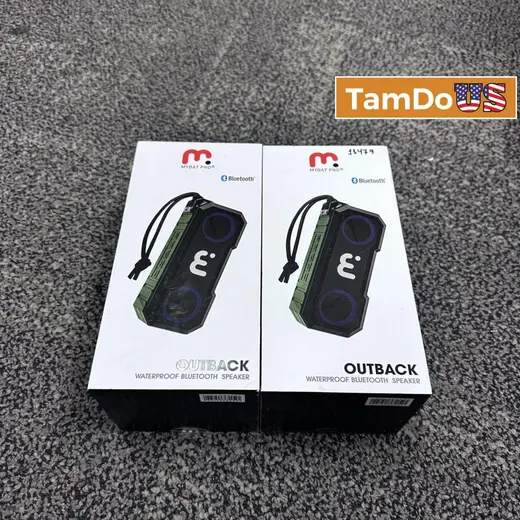 (2ea) MyBat Pro Outback Waterproof Bluetooth Speakers, Rugged Portable, New at TamDoUS Taylorsville
