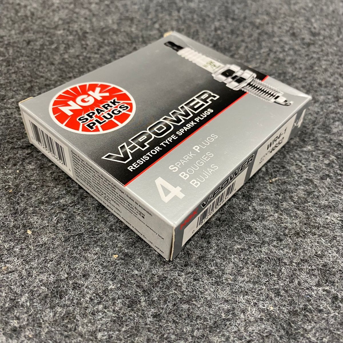 NGK V-Power Spark Plugs WR4-1 Stock #4652 (Qty 12) – NEW, Genuine OEM - Photo 6