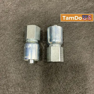 Parker 10243-8-8 Hydraulic Hose Fittings 1/2" NPTF x 1/2" Hose at Fasteners & Hardware in new condition