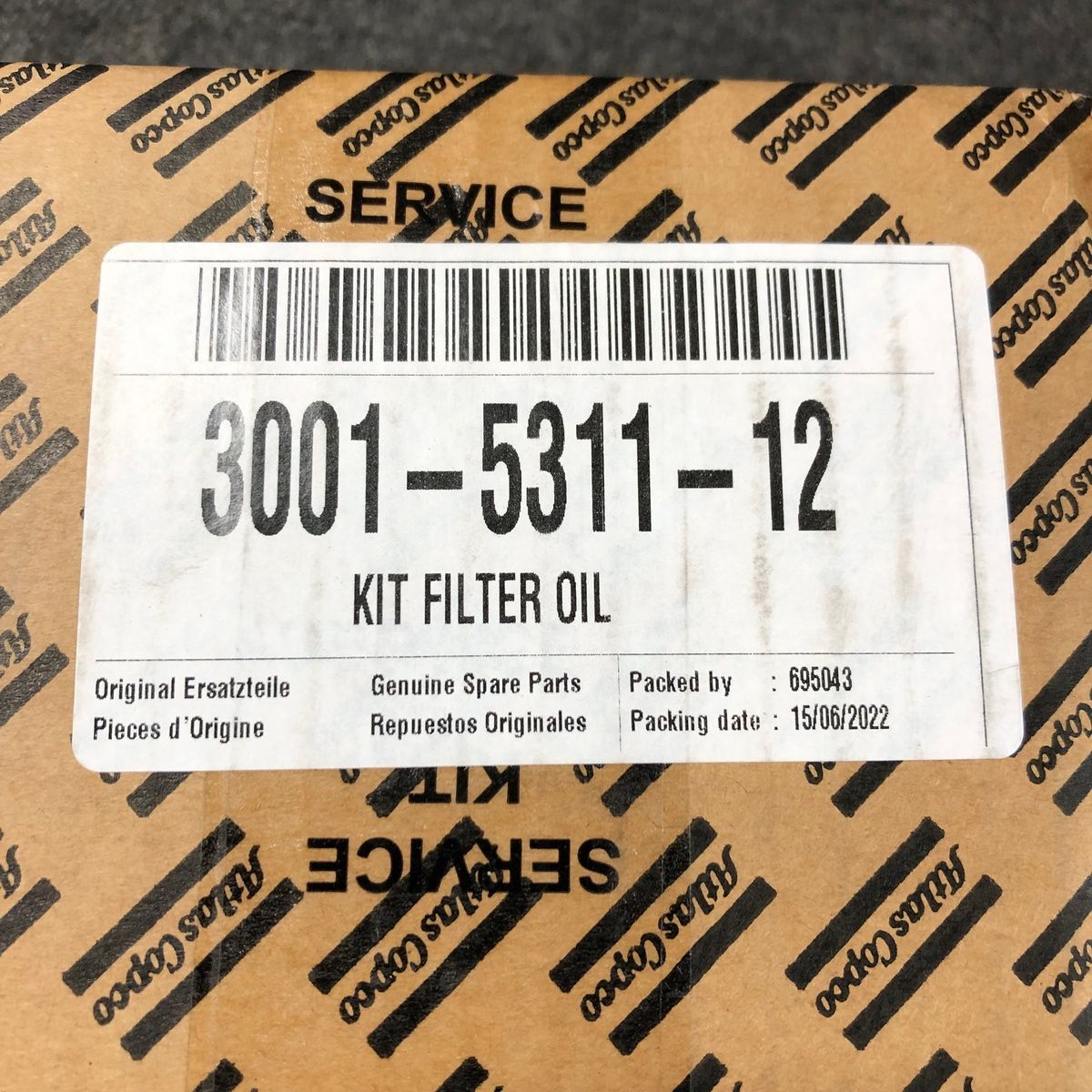 Atlas Copco Oil Filter 1621-7378-00, Max 20 Bar, OEM Part - Photo 4