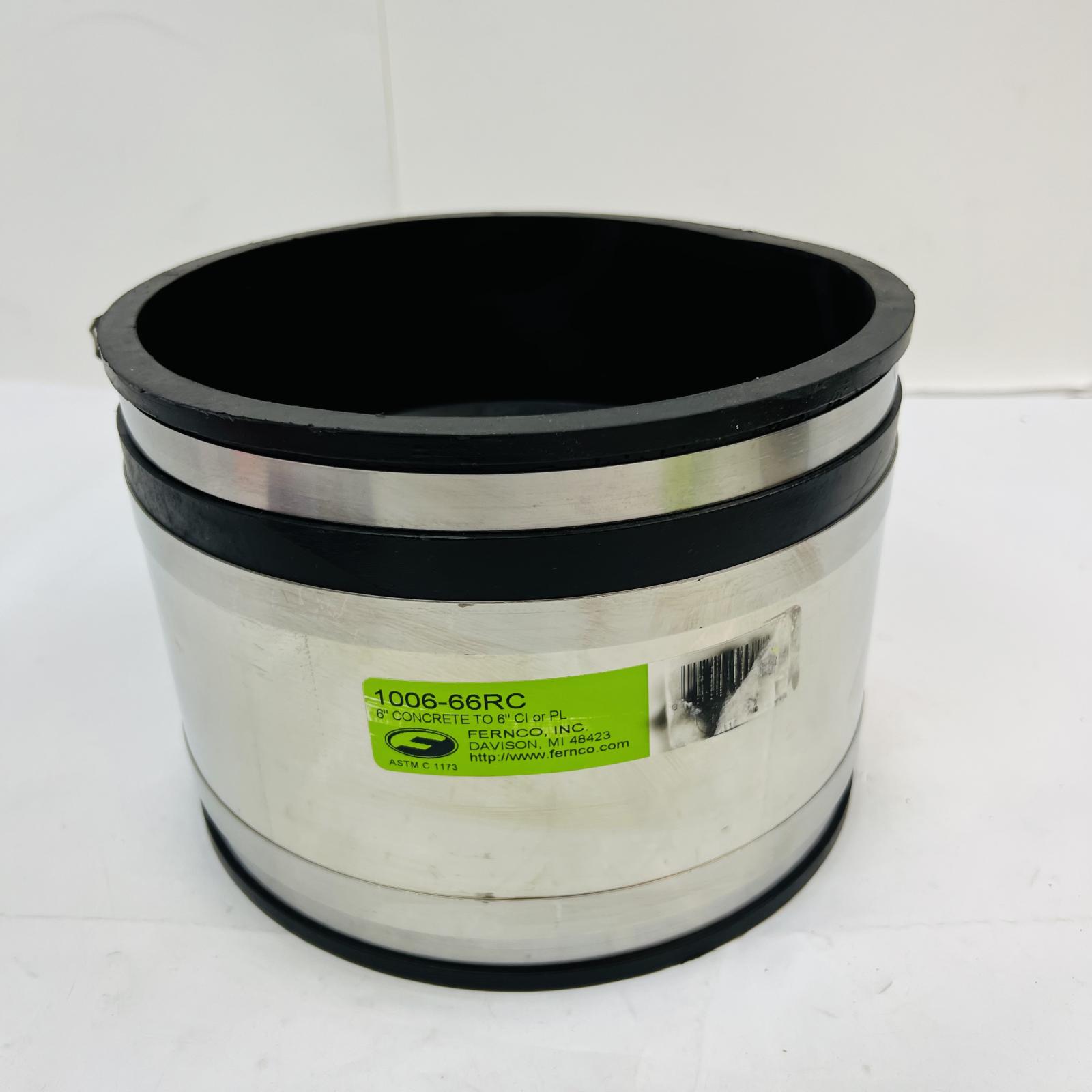 Fernco 1006-66RC 6" Concrete to 6" CI or PL Sewer Pipe Coupling - Photo 2