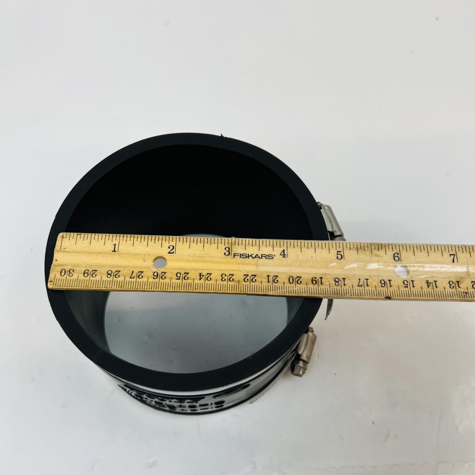 FERNCO 1056-44 Flexible Coupling 4" x 4" Cast Iron, PVC, ABS Pipe Connector - Photo 2