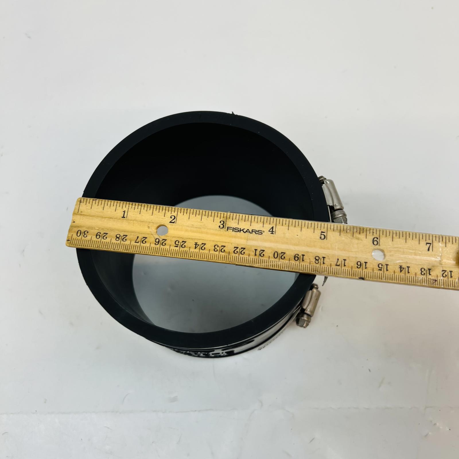 FERNCO 1056-44 Flexible Coupling 4" x 4" Cast Iron, PVC, ABS Pipe Connector - Photo 4