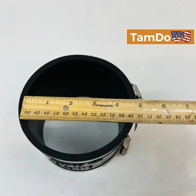FERNCO 1056-44 Flexible Coupling 4" x 4" Cast Iron, PVC, ABS Pipe Connector at Hydraulics, Pneumatics & Plumbing in new condition