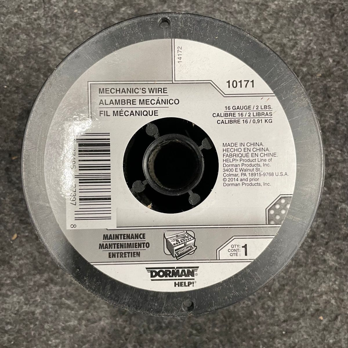 Lot of 3 GENUINE Dorman 10171 Mechanics Wire 16 Gauge 2 Pound Spool - Photo 2