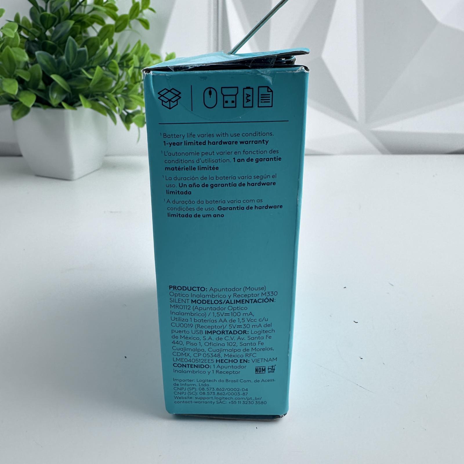 Logitech M330 SILENT Wireless Optical Mouse with USB Nano Receiver - Photo 5