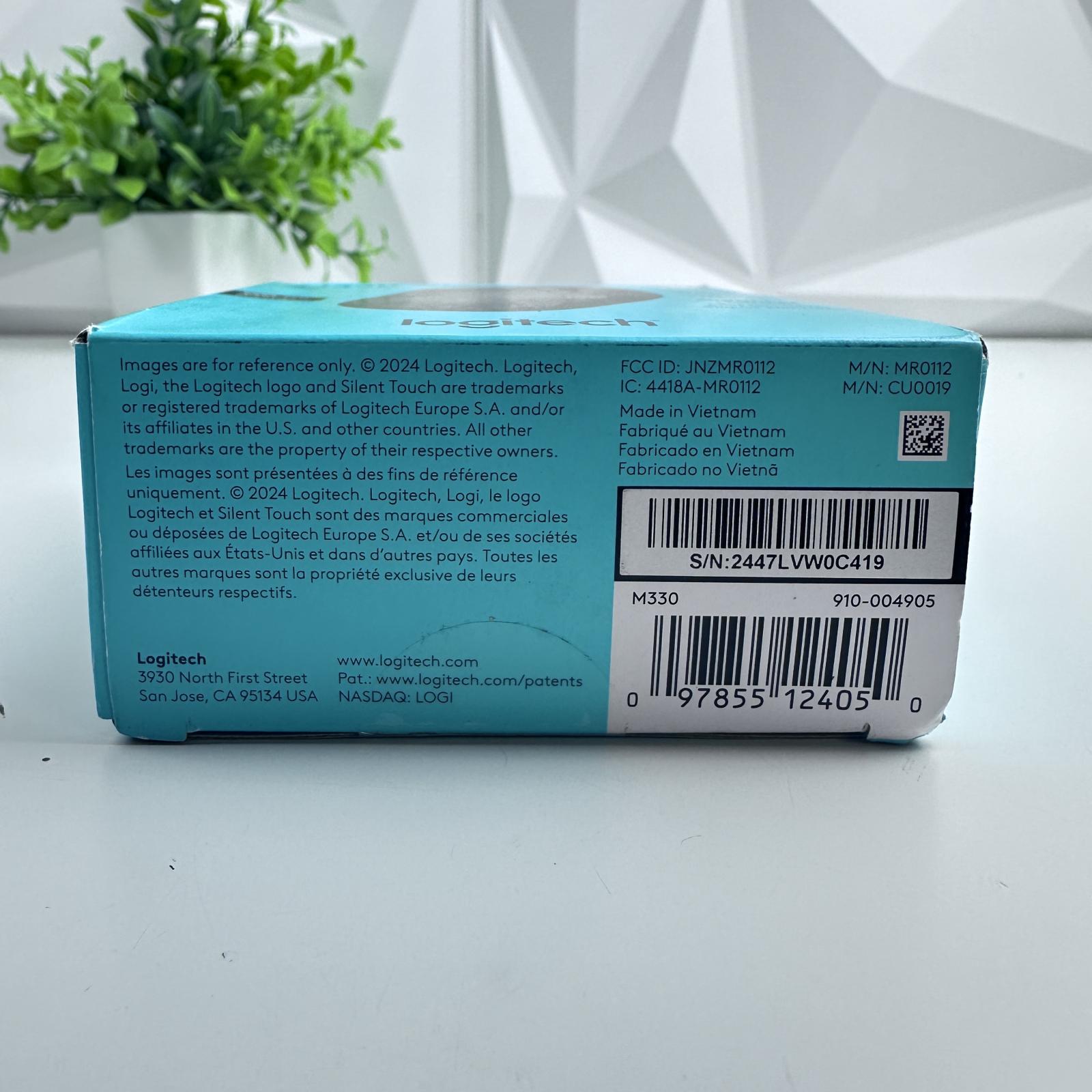 Logitech M330 SILENT Wireless Optical Mouse with USB Nano Receiver - Photo 4