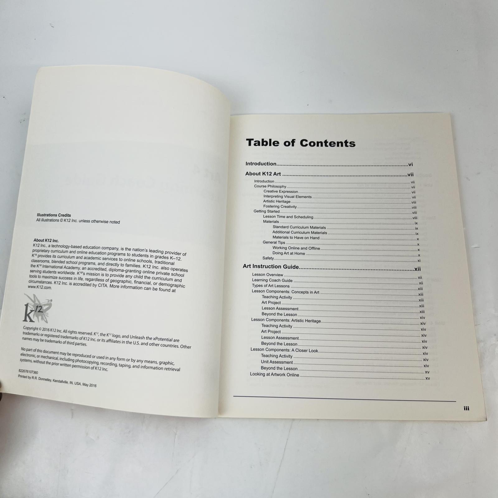 K12 Art 4 Learning Coach Guide for 4th Grade Curriculum - Photo 4