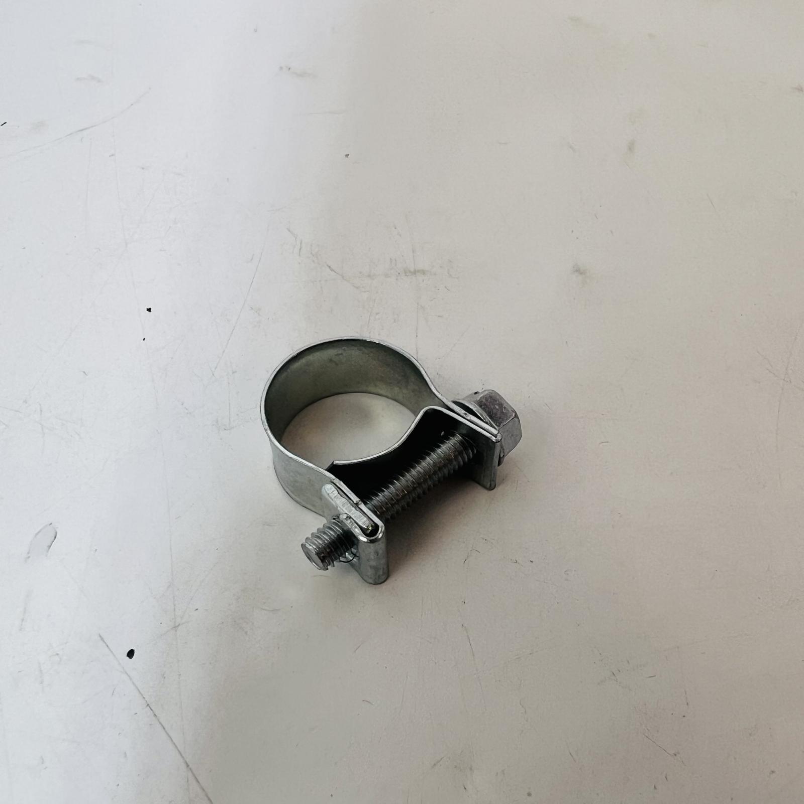 Lot of 10 Galvanized Bolt-Style Hose Clamps - 13-15mm Fuel Line / Vacuum - Photo 4