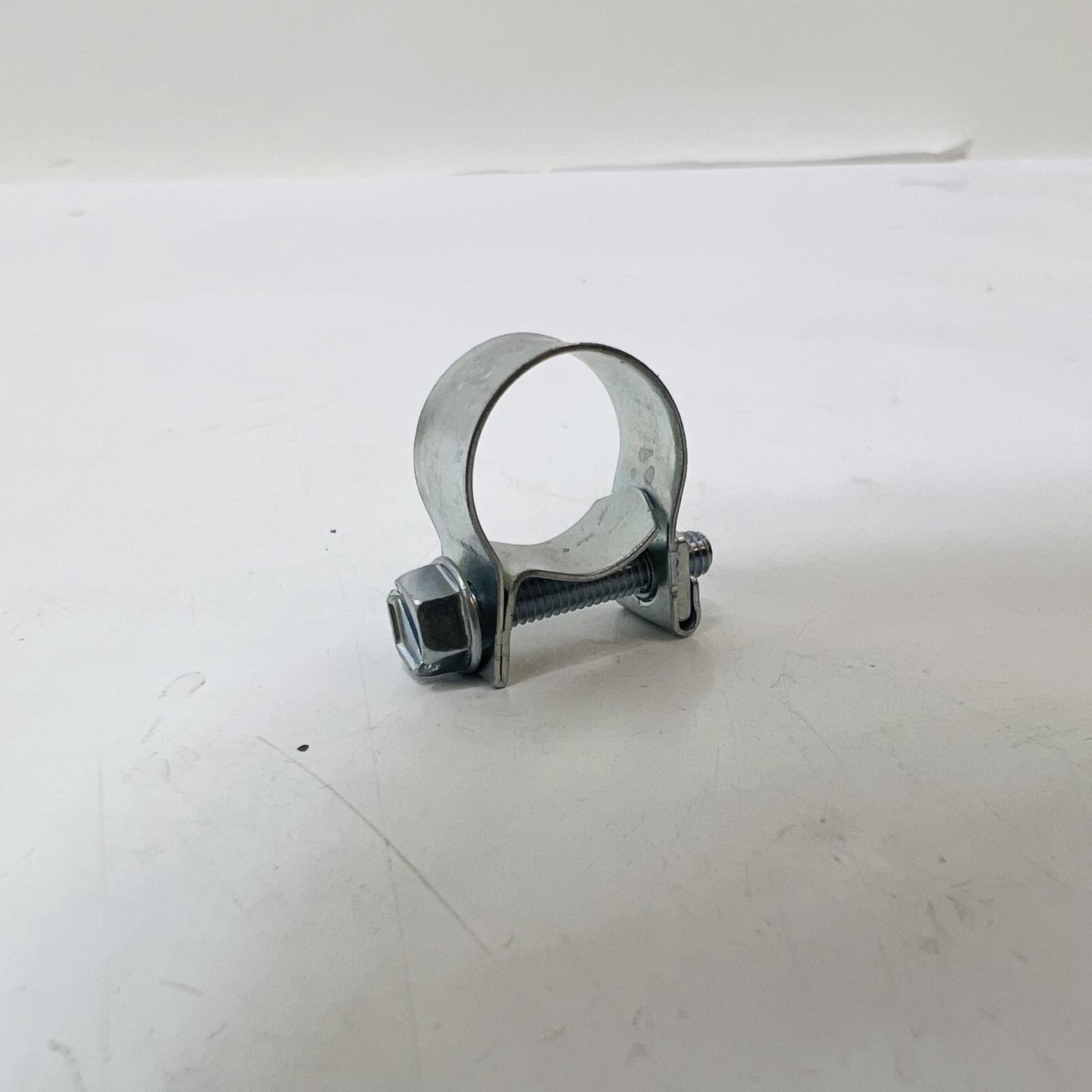 Lot of 10 Galvanized Bolt-Style Hose Clamps - 13-15mm Fuel Line / Vacuum - Photo 2