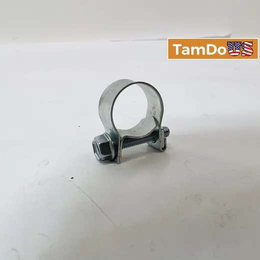 Lot of 10 Galvanized Bolt-Style Hose Clamps - 13-15mm Fuel Line / Vacuum at TamDoUS Taylorsville