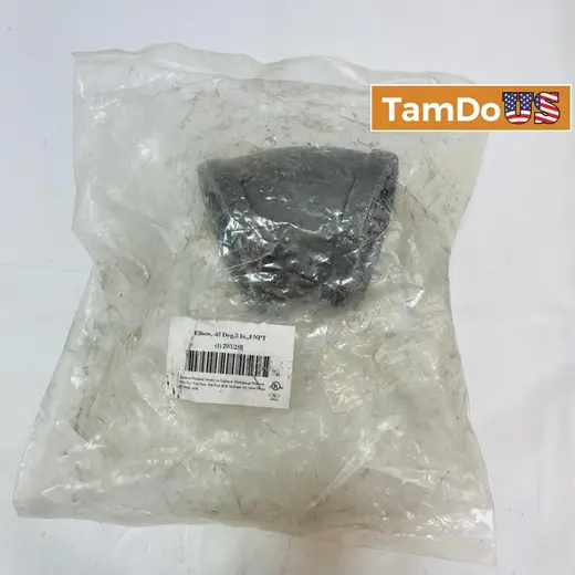 SA 45-Deg 3" FNPT Elbow Fitting, 2W05B for Industrial Piping at TamDoUS Taylorsville