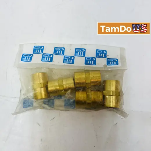 TFC Brass Pipe Fitting Coupling 1/4" NPT Heavy Duty, 5-Pack at TamDoUS Taylorsville