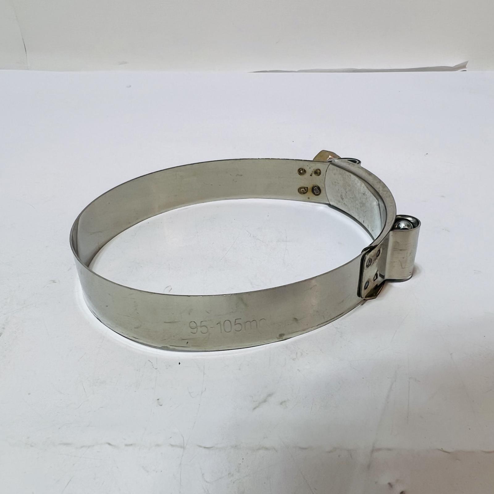 Lot of 2 T-Bolt Hose Clamp 95-105mm Stainless Steel - Photo 3
