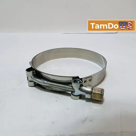 Lot of 2 T-Bolt Hose Clamp 95-105mm Stainless Steel at TamDoUS Taylorsville