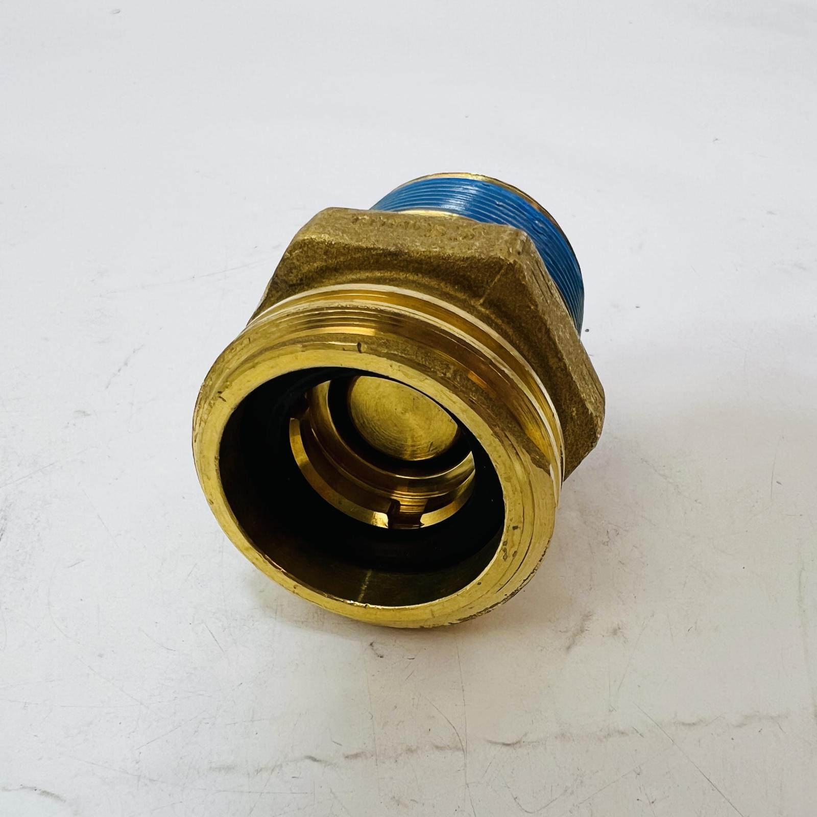 2x Hydraulic Coupler ISO-A 25bar Brass Quick Connect + Dust Caps - Photo 3