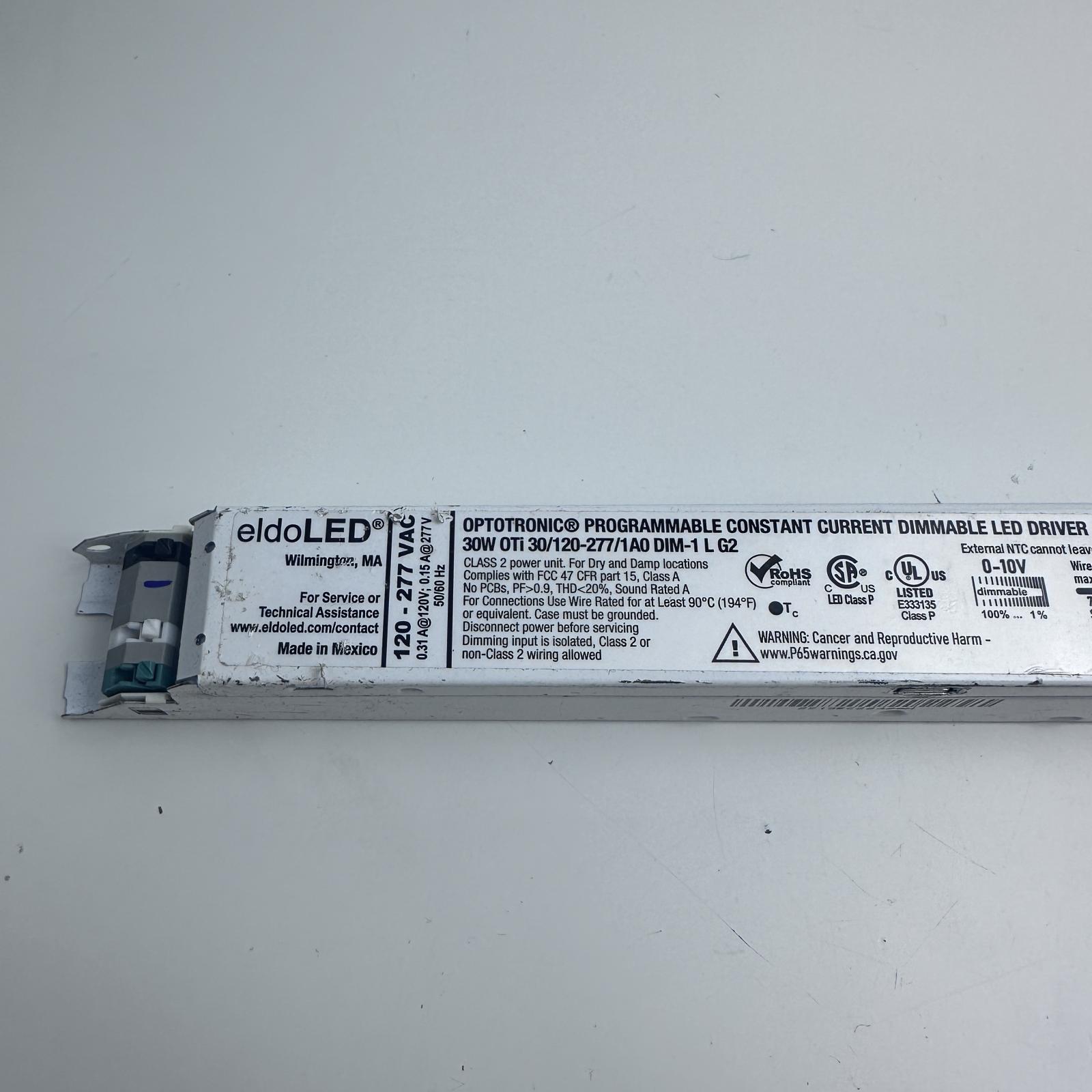 eldoLED OPTOTRONIC 30W LED Driver, 0-10V, Dimmable - Photo 7