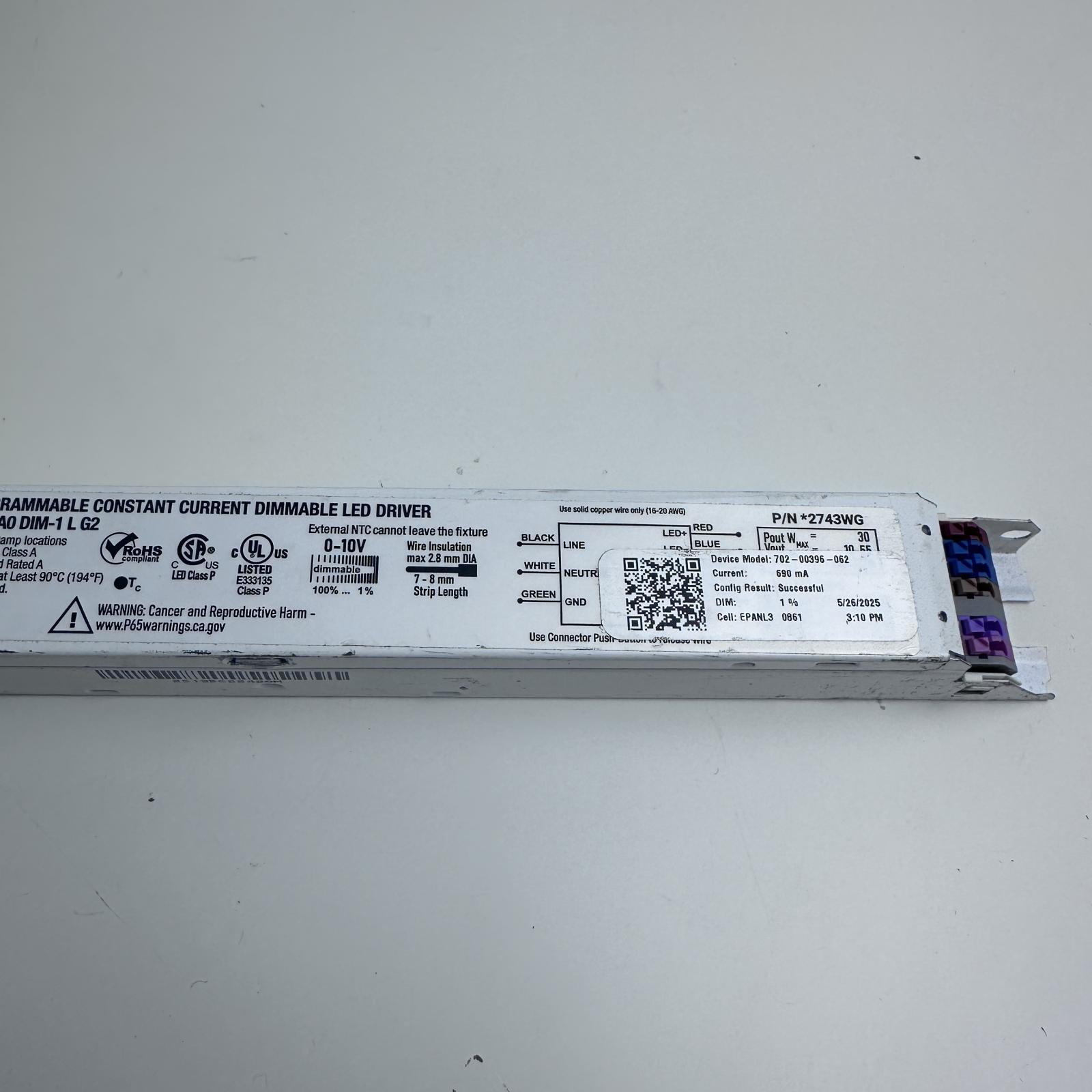 eldoLED OPTOTRONIC 30W LED Driver, 0-10V, Dimmable - Photo 3