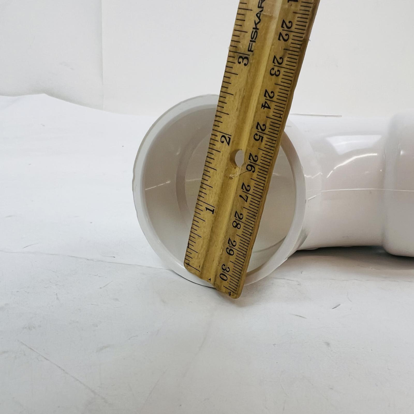 Canplas 4" PVC 90-Degree DWV Elbow Fitting - Photo 3