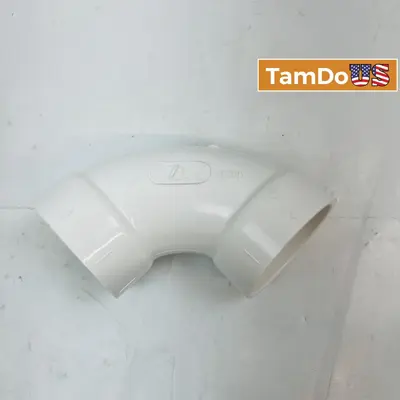 Canplas 4" PVC 90-Degree DWV Elbow Fitting at Fasteners & Hardware in new condition