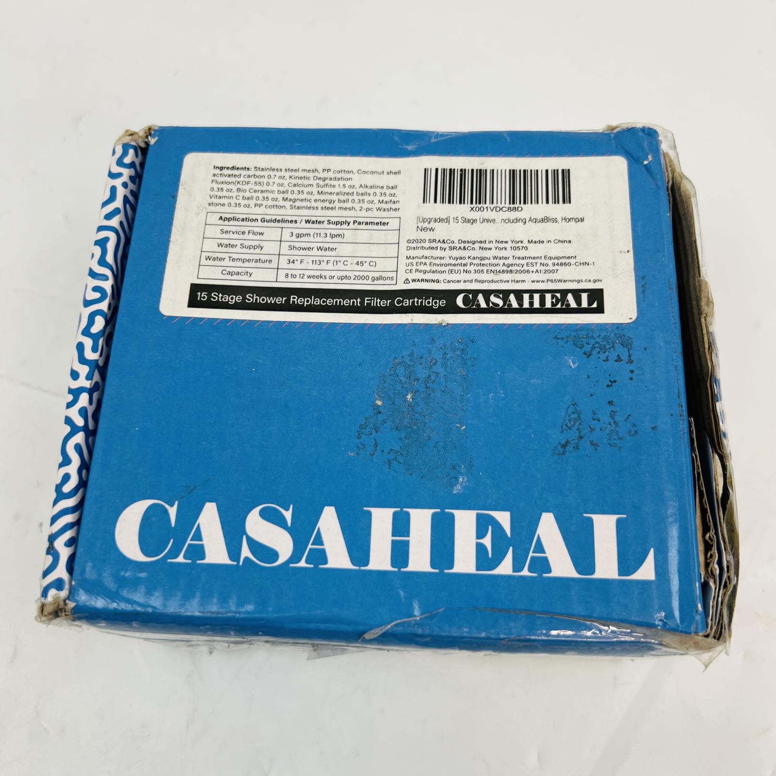 CASAHEAL 15 Stage Shower Water Filter Replacement Cartridge (4-Pack) - Photo 6