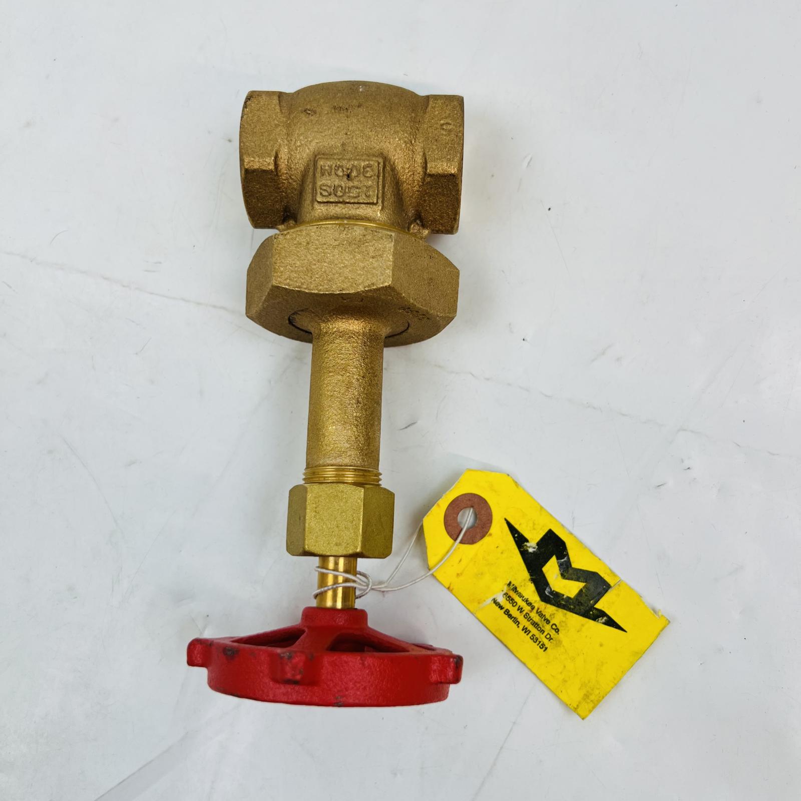 Milwaukee Valve Bronze Gate Valve 3/4" NPT, 150 SWP / 300 WOG - Made in USA - Photo 4