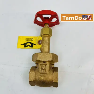 Milwaukee Valve Bronze Gate Valve 3/4" NPT, 150 SWP / 300 WOG - Made in USA at Hydraulics, Pneumatics & Plumbing in new condition