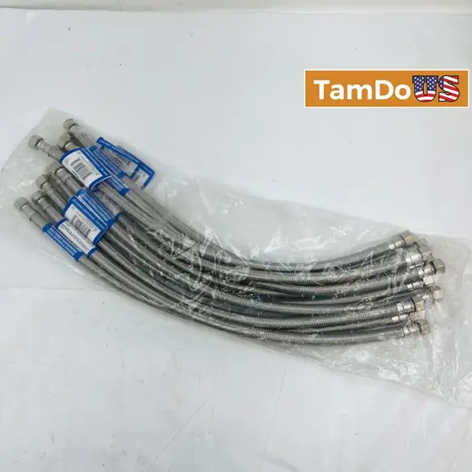 Mainline MLB120DWF 3/8" x 3/8" x 20" SS Dishwasher Connector (Lot of 10) at TamDoUS Taylorsville