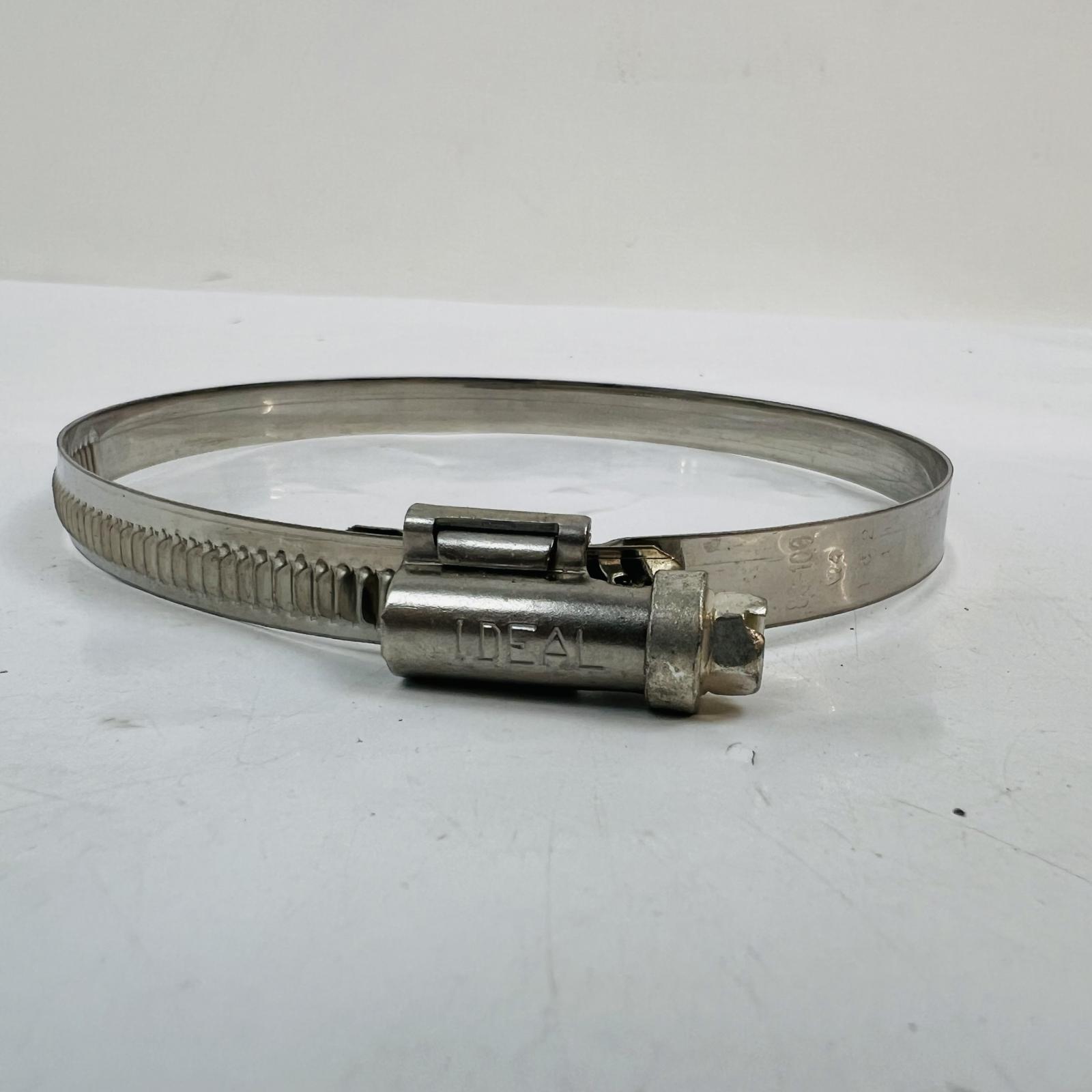 Lot of 10 IDEAL Stainless Steel Hose Clamp LX-100, Adjustable 3" - 4" Diameter - Photo 2