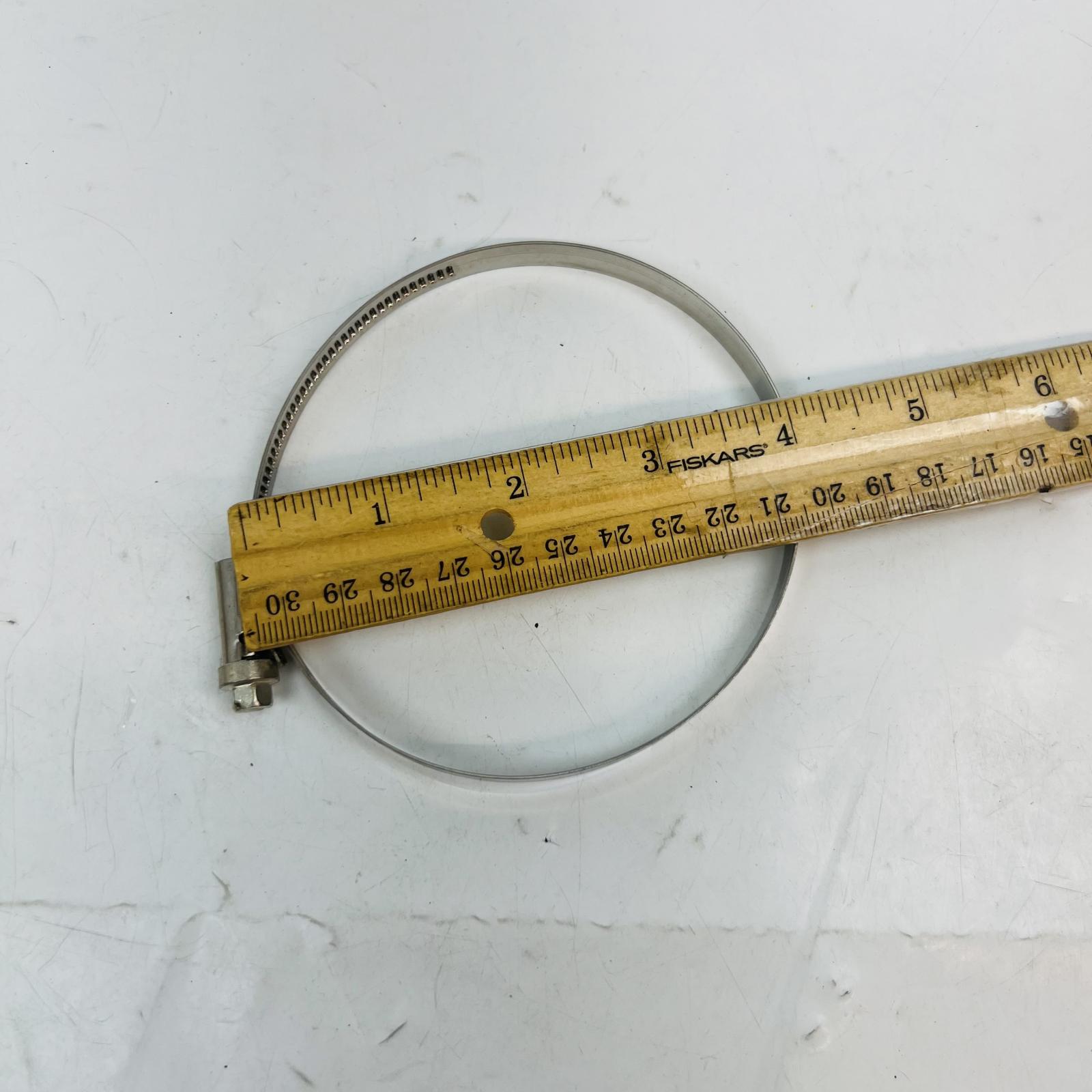 Lot of 10 IDEAL Stainless Steel Hose Clamp LX-100, Adjustable 3" - 4" Diameter - Photo 4