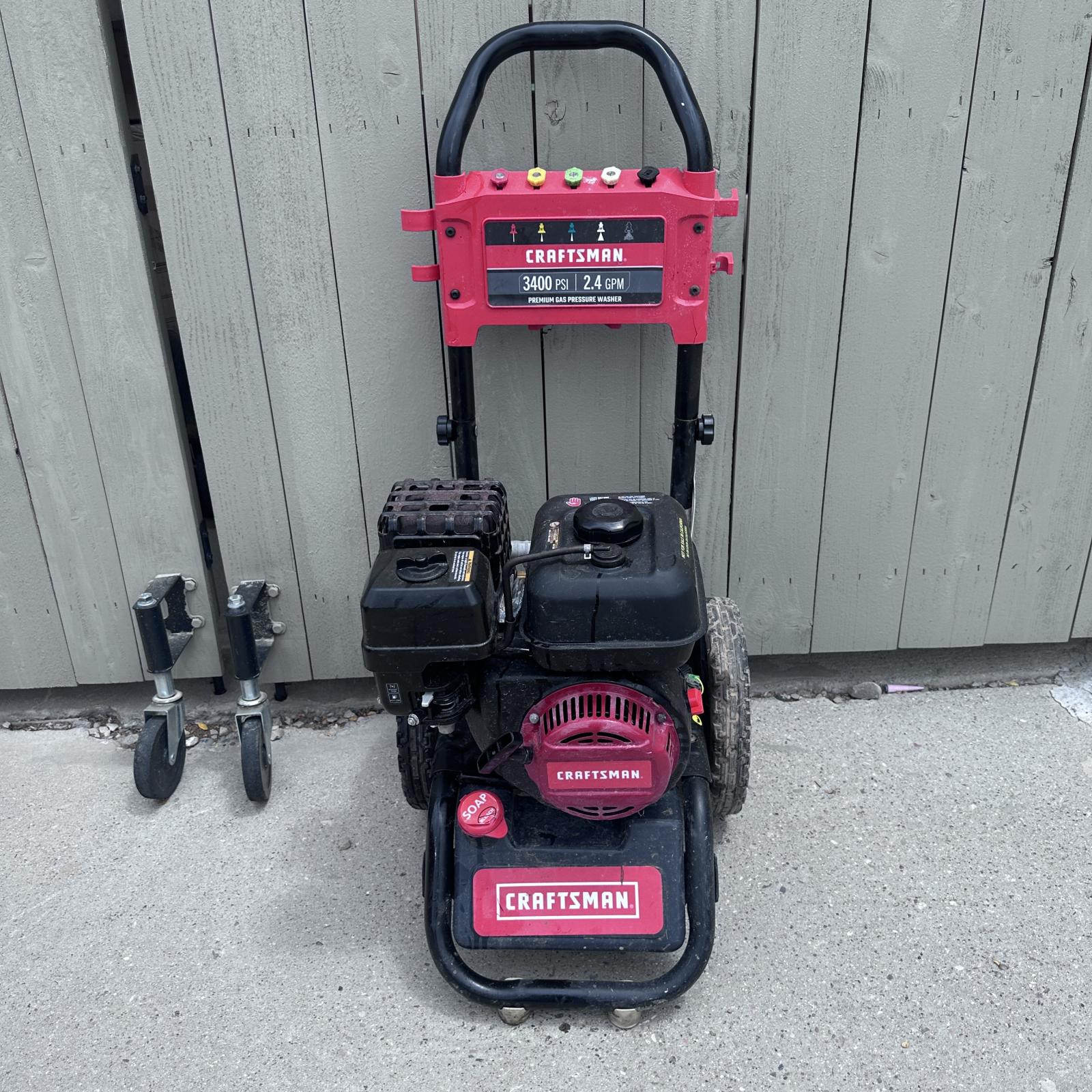 Craftsman 3400-PSI 2.4-GPM Cold Water Gas Pressure Washer - Photo 10