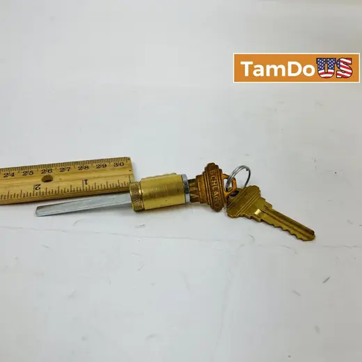 Schlage Lock Cylinder with Keys, Brass Finish, 2.5" Length at TamDoUS Taylorsville