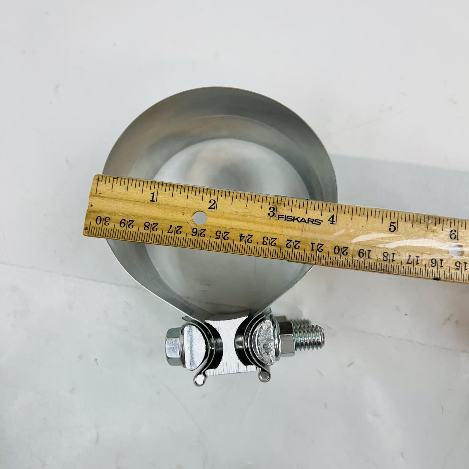 Stainless Steel Exhaust Clamp, Universal Car Pipe Clamp Set - Photo 4