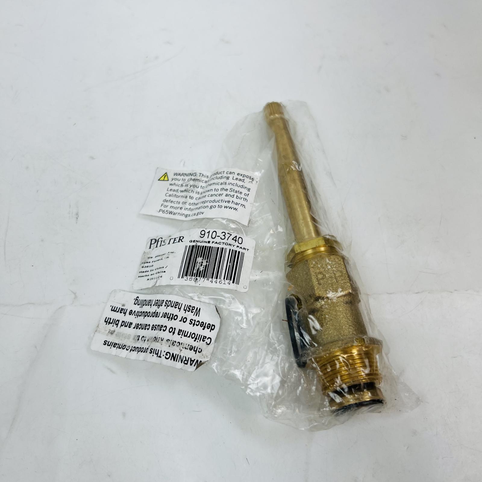 Pfister 910-3740 Genuine Factory Part Valve Cartridge, Brass, Universal Fit - Photo 2