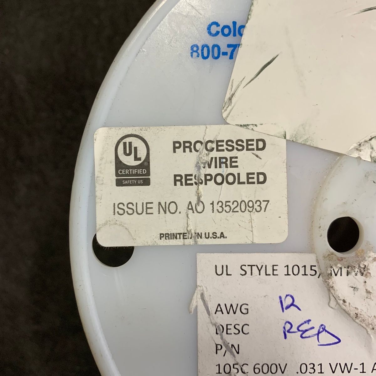 250 Ft. Machine Tool Wire 12 AWG 650 Strands Red - Photo 7