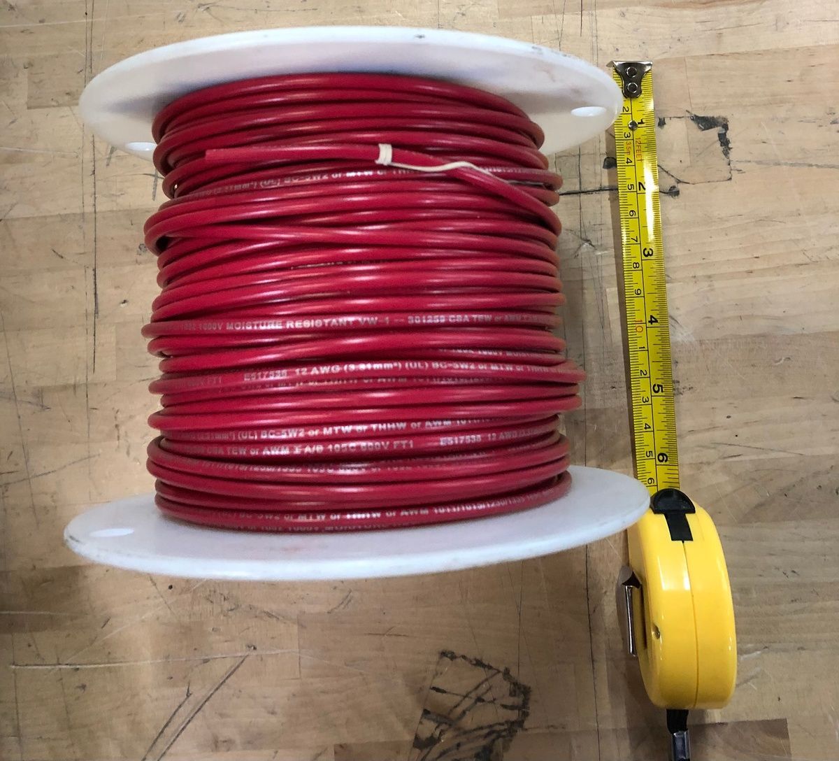 250 Ft. Machine Tool Wire 12 AWG 650 Strands Red - Photo 3
