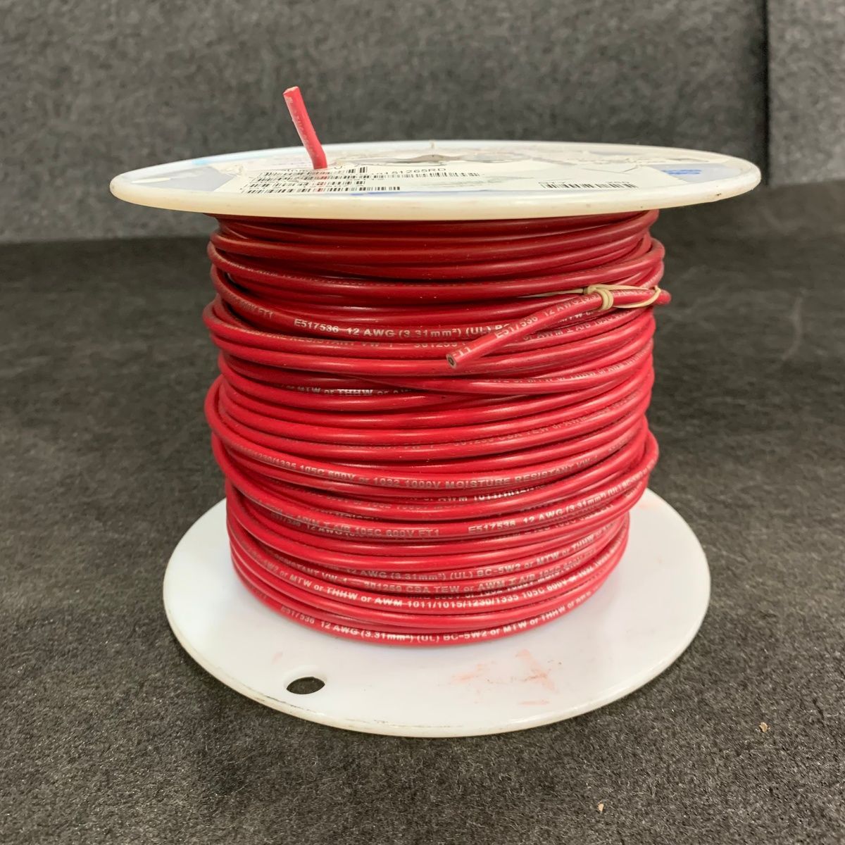 250 Ft. Machine Tool Wire 12 AWG 650 Strands Red - Photo 2