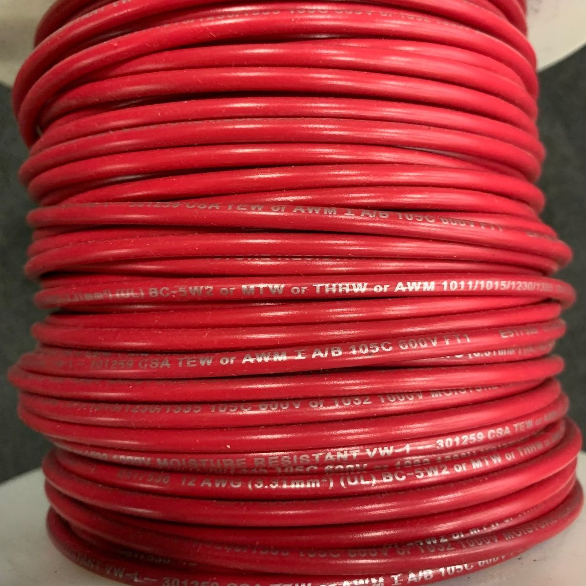 250 Ft. Machine Tool Wire 12 AWG 650 Strands Red - Photo 9