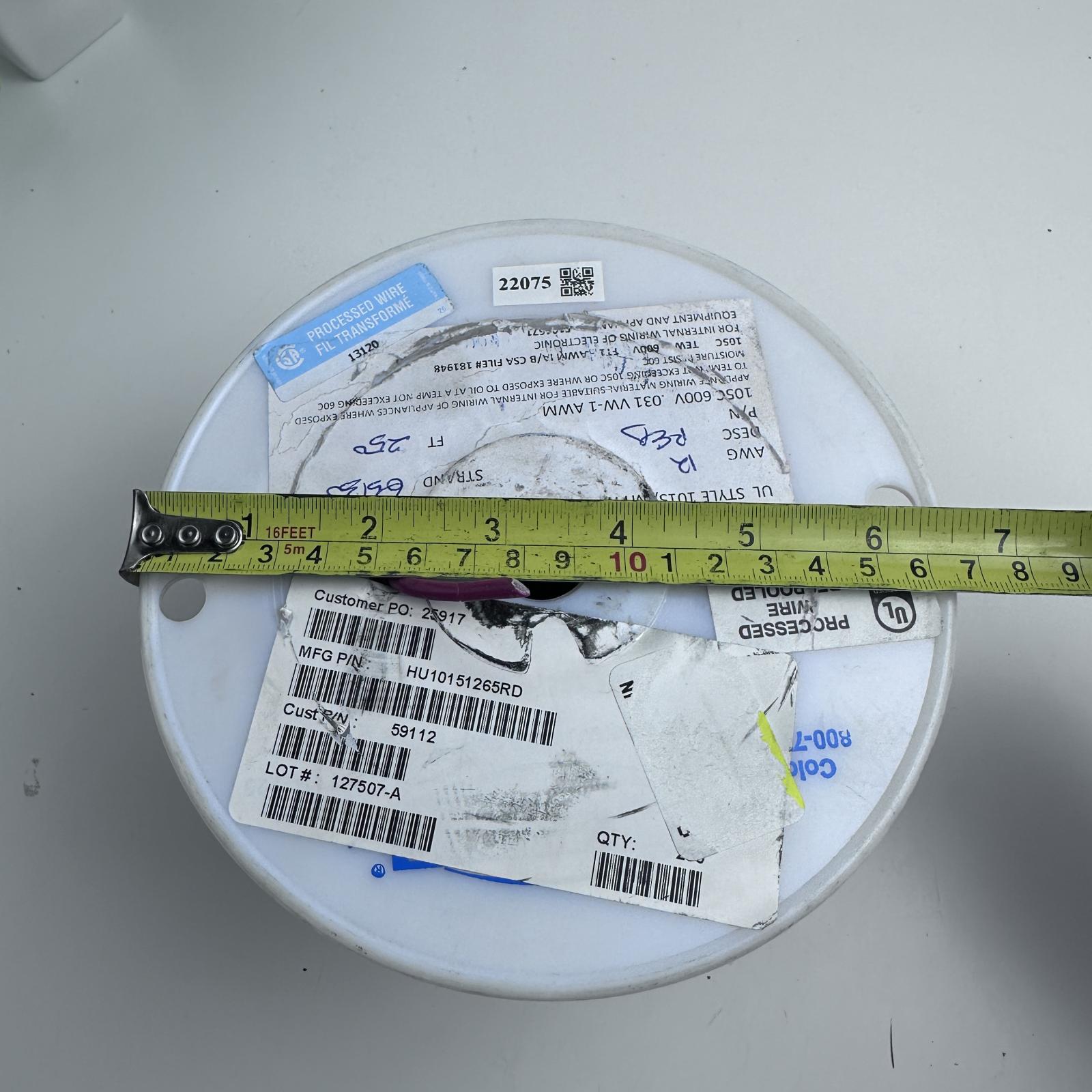 250 Ft. Machine Tool Wire 12 AWG 650 Strands Red - Photo 4