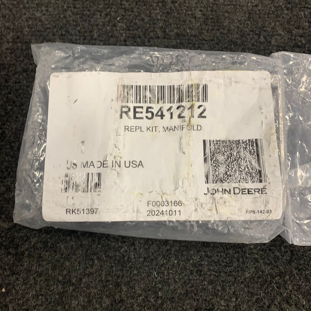 John Deere RE541212 Replacement Kit Manifold - Photo 10