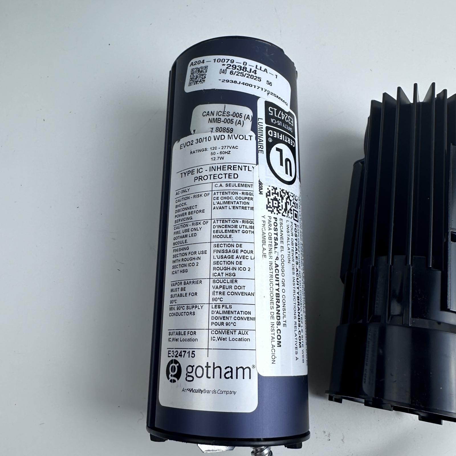 Gotham AcuityBrands LED Luminaire A204-10079-0-LLA-1, 12.7W, UL - Photo 3