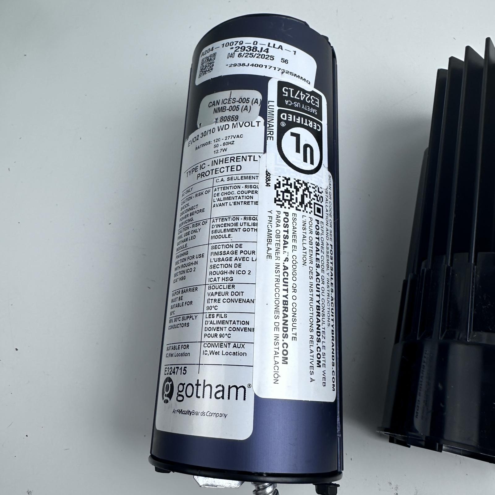 Gotham AcuityBrands LED Luminaire A204-10079-0-LLA-1, 12.7W, UL - Photo 12