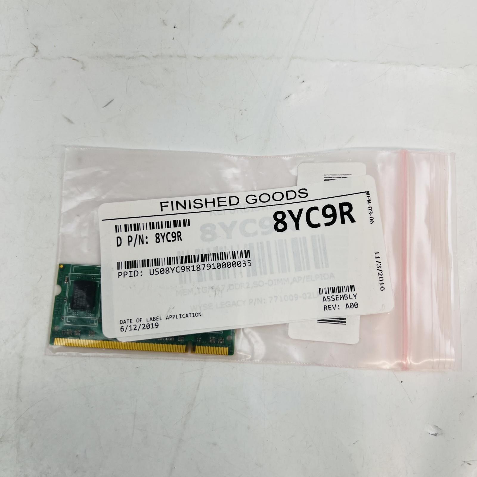 Lot of 5 Apacer 1GB SODIMM PC2-5300 CL5 DDR2 Laptop Memory RAM - Photo 3