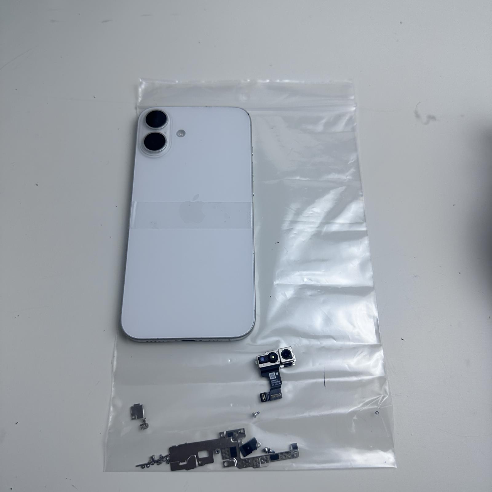 iPhone 16 Plus Full Replacement Parts Kit, White - Photo 2