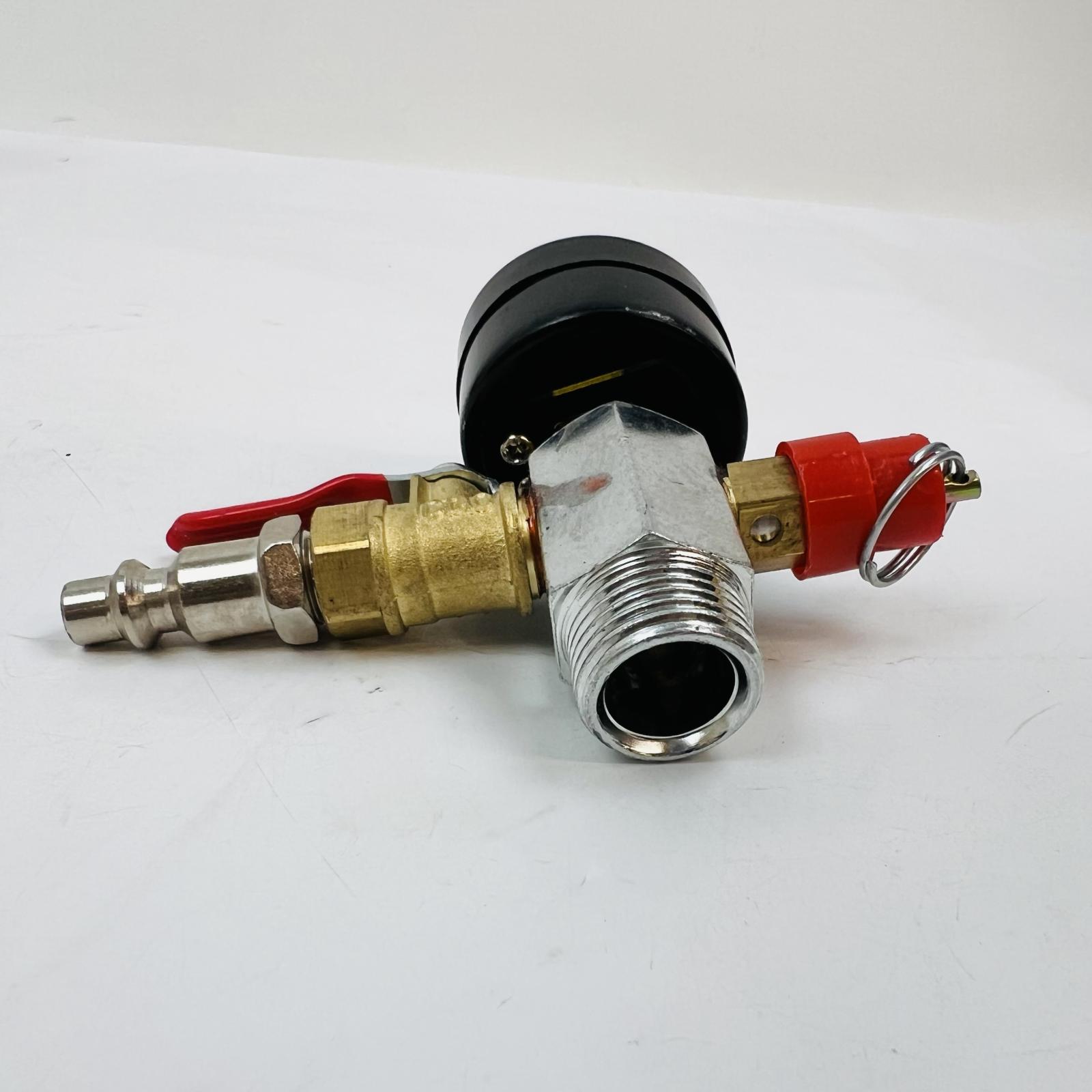 Air Pressure Gauge 0-150 PSI w/ Quick Connect Fitting - Photo 4