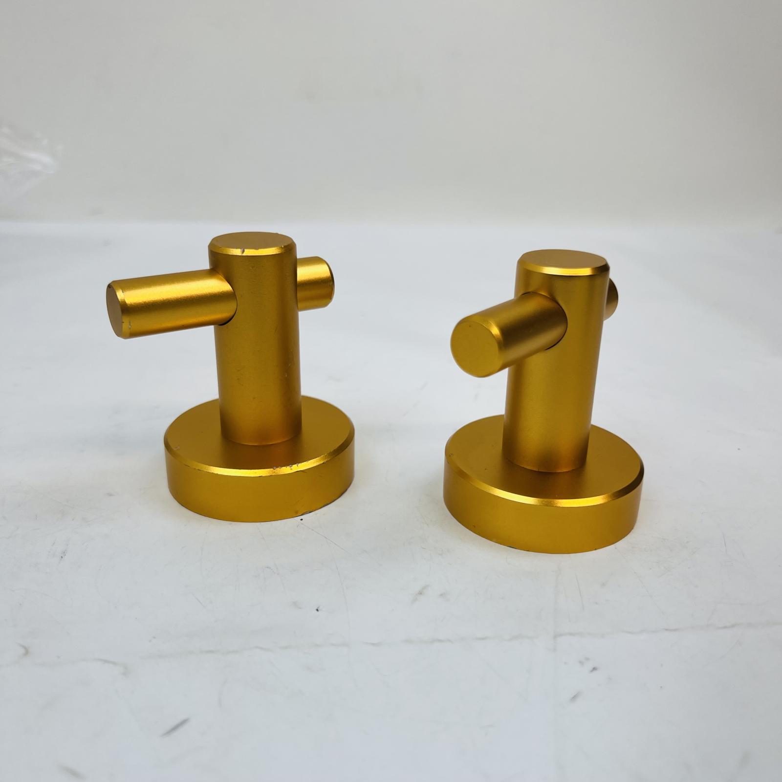 Pair Gold Metal Stands Audio Isolation Feet - Photo 3