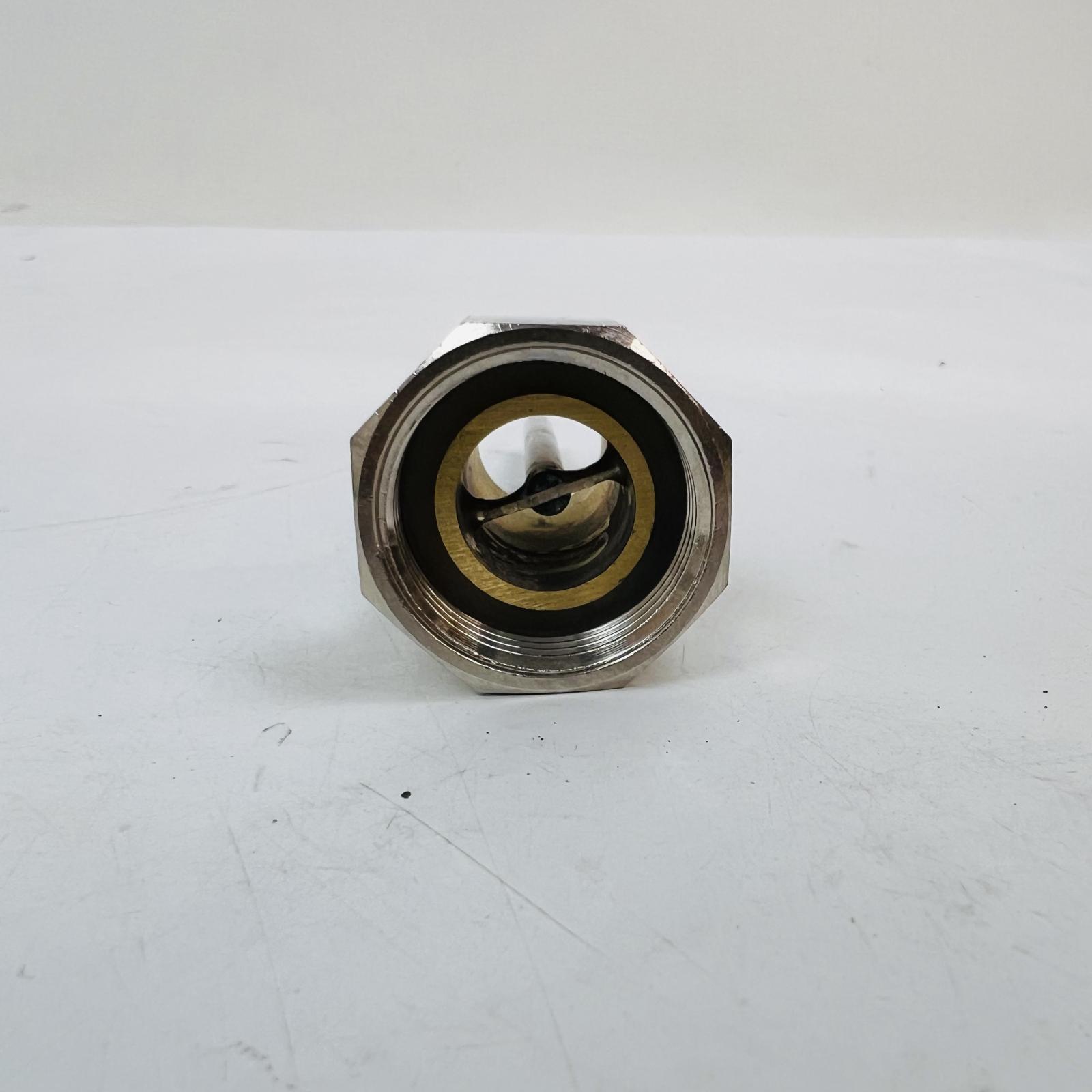 Brass Stainless Steel Check Valve One Way Flow Threaded Industrial - Photo 3