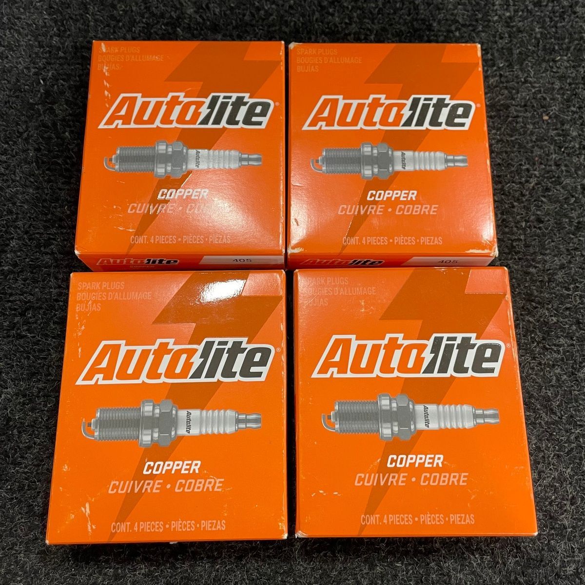 Autolite 405 Copper Resistor Spark Plugs - Photo 2