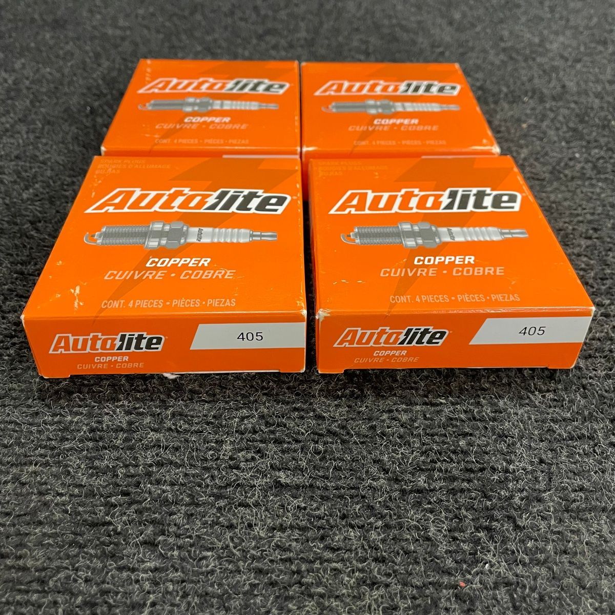 Autolite 405 Copper Resistor Spark Plugs - Photo 3